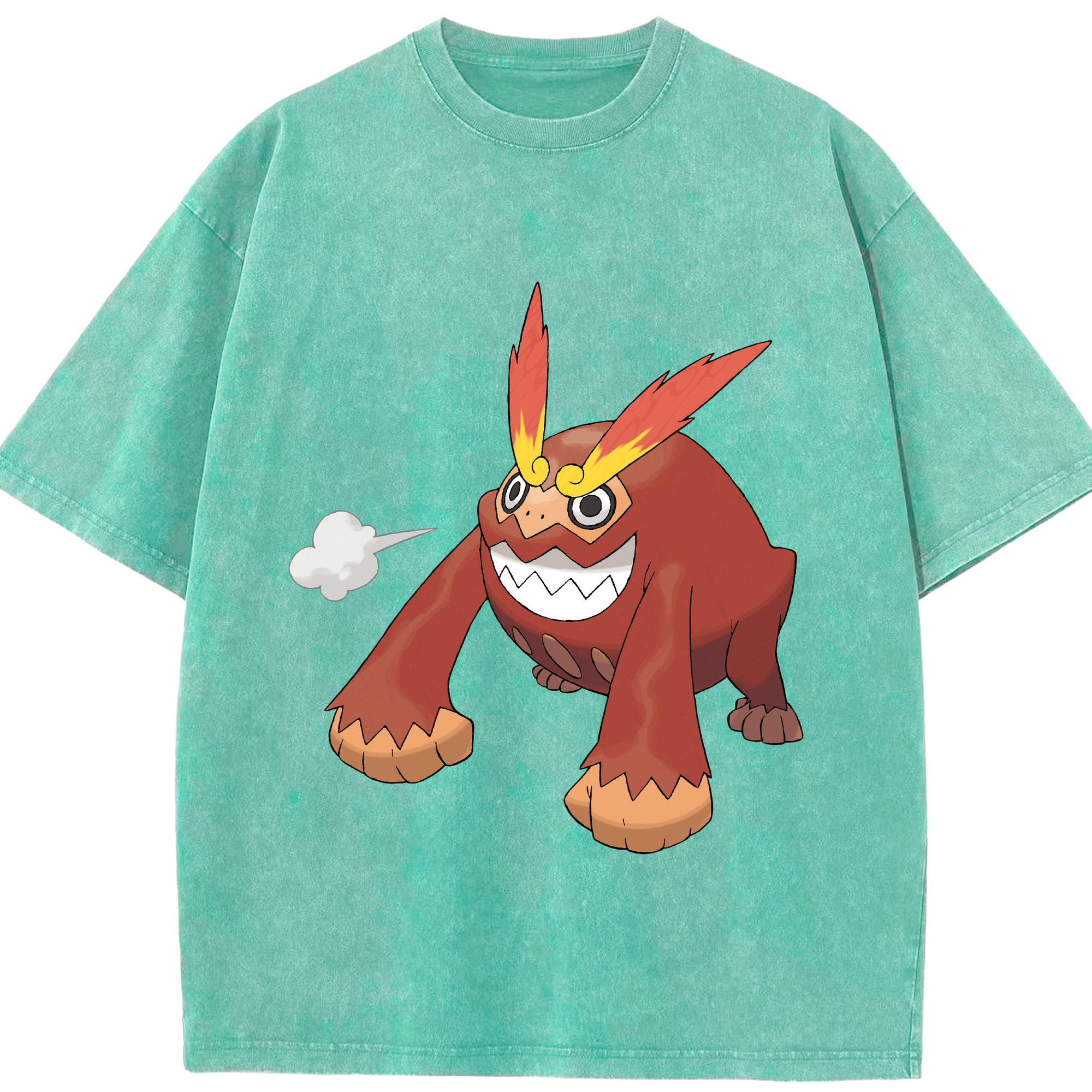（画像用） ポケットモンスター Pokémon 綿100% ヴィンテージ風 半袖Tシャツ（フロントプリント）